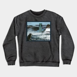 Niagara Falls Poster Crewneck Sweatshirt